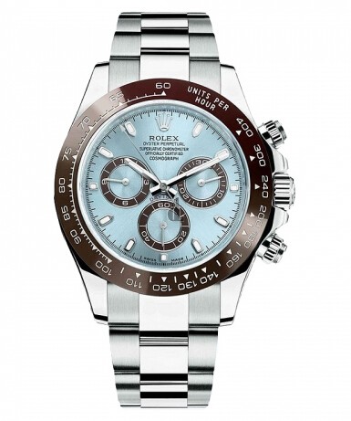 Fake Rolex Daytona Platinum Ice blue dial 116506 IB.