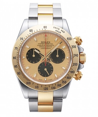 Fake Rolex Daytona Steel and Gold Champagne Paul Newman dial 116523 PN.