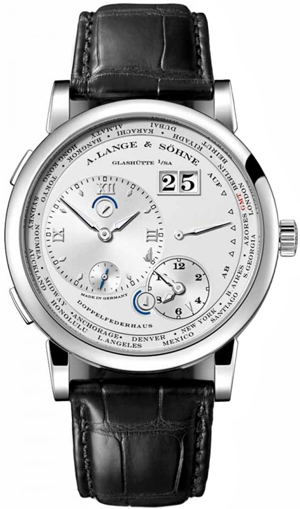 A. Lange & Sohne Lange 1 Time Zone White Gold 116.039 imitation