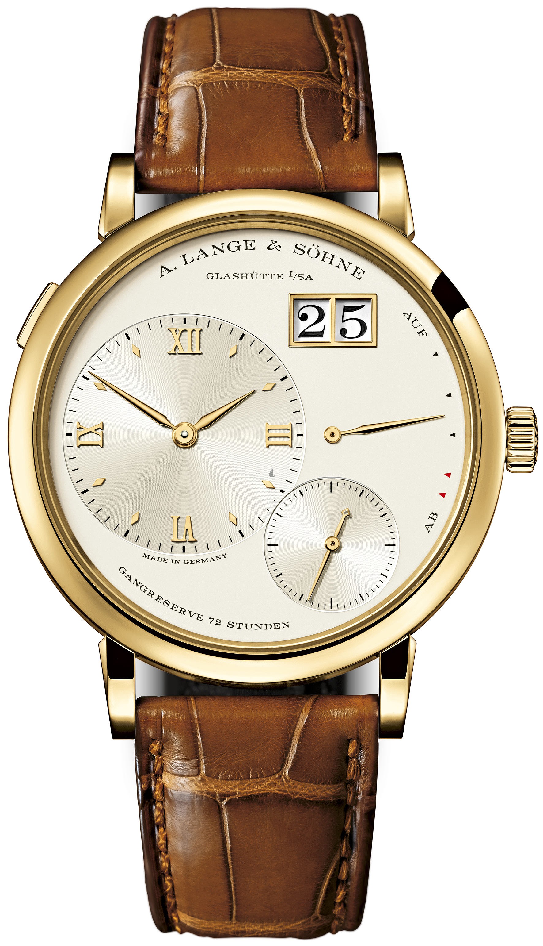 A. Lange & Sohne Grand Lange 1 Yellow Gold 117.021 imitation