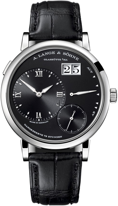 A. Lange Grand Lange 1 in White Gold, Black Dial 117.028 imitation