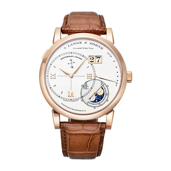 A.Lange & Sohne 119.032 Grand Lange 1 LUNA MUNDI Mechanical in White Gold Replica