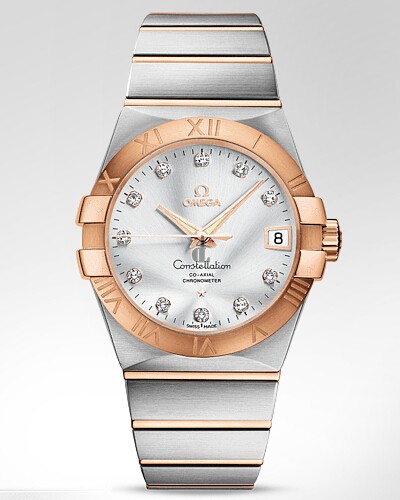 Omega Constellation Mens 38mm  watch replica 123.20.38.21.52.001