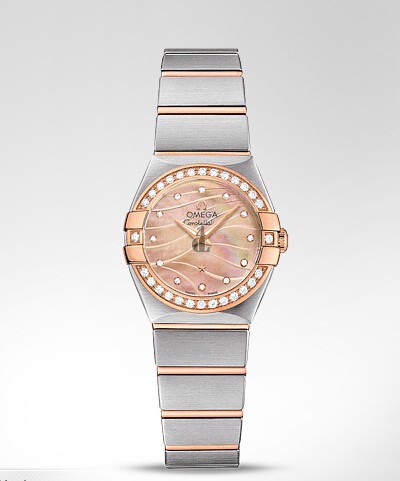 Omega Constellation Brushed Quarz Mini Pluma  watch replica 123.25.24.60.57.002