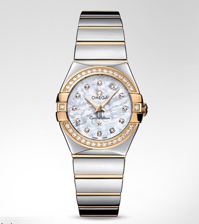 Omega Constellation Polished Quarz Small  watch replica 123.25.27.60.55.007