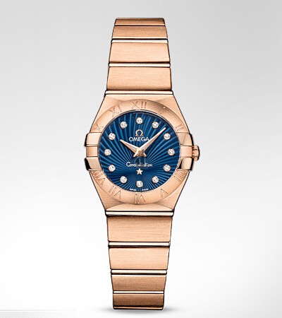 Omega Constellation Quartz 24MM Ladies  watch replica 123.50.24.60.53.001