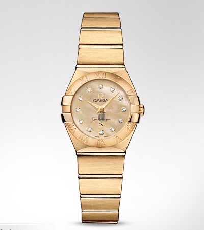 Omega Constellation Quartz 24MM Ladies  watch replica 123.50.24.60.57.001