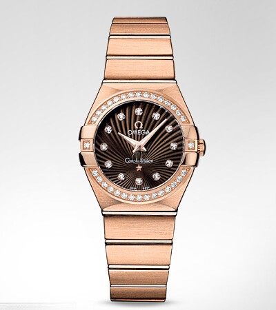 Omega Constellation Brushed Quarz Small  watch replica 123.55.27.60.63.001
