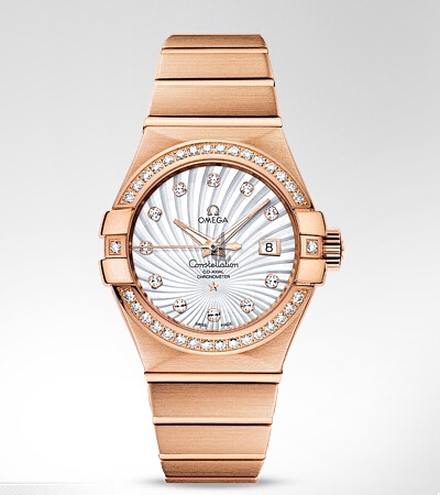 Omega Constellation Brushed Chronometer  watch replica 123.55.31.20.55.001