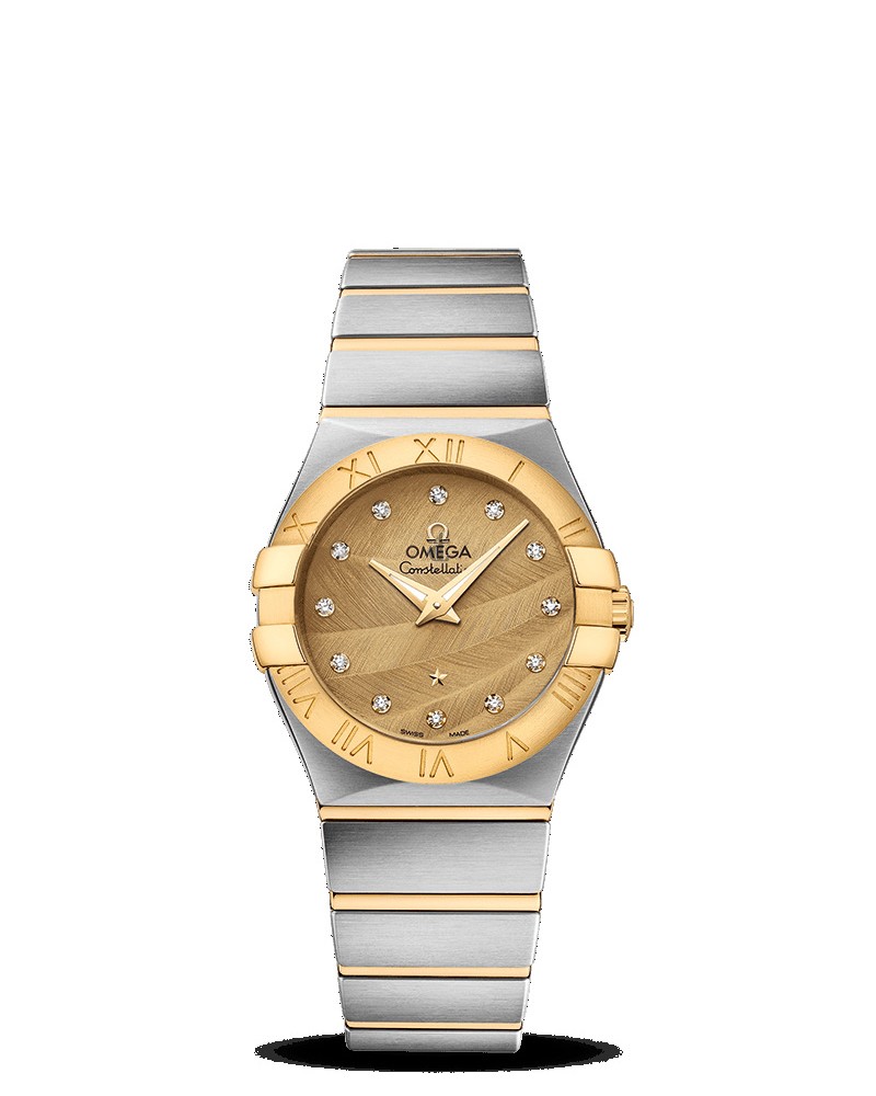 OMEGA Constellation Quartz 27mm fake 123.20.27.60.58.003