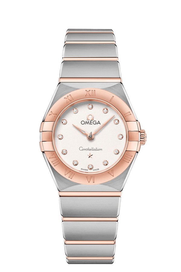 OMEGA Constellation Steel Sedna Gold Diamonds Watch 131.20.25.60.52.001 replica