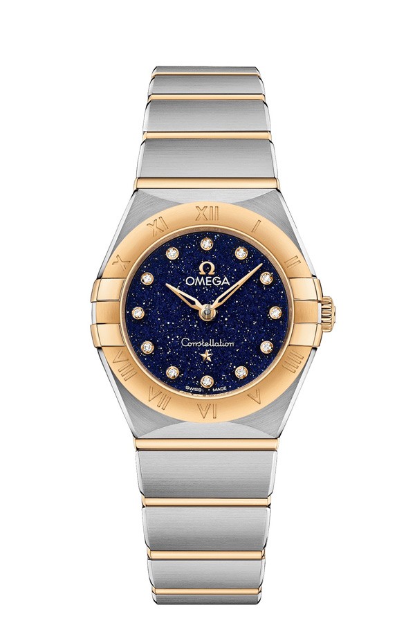 OMEGA Constellation Steel yellow gold Diamonds Watch 131.20.25.60.53.001 replica