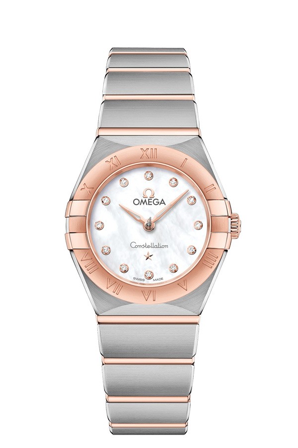 OMEGA Constellation Steel Sedna Gold Diamonds Watch 131.20.25.60.55.001 replica