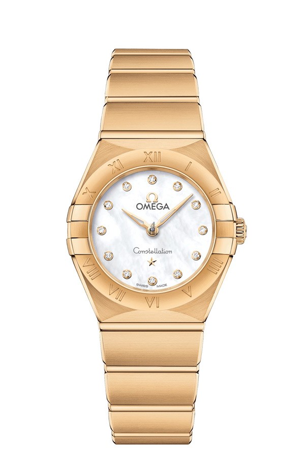 OMEGA Constellation Yellow gold Diamonds Watch 131.50.25.60.55.002 replica
