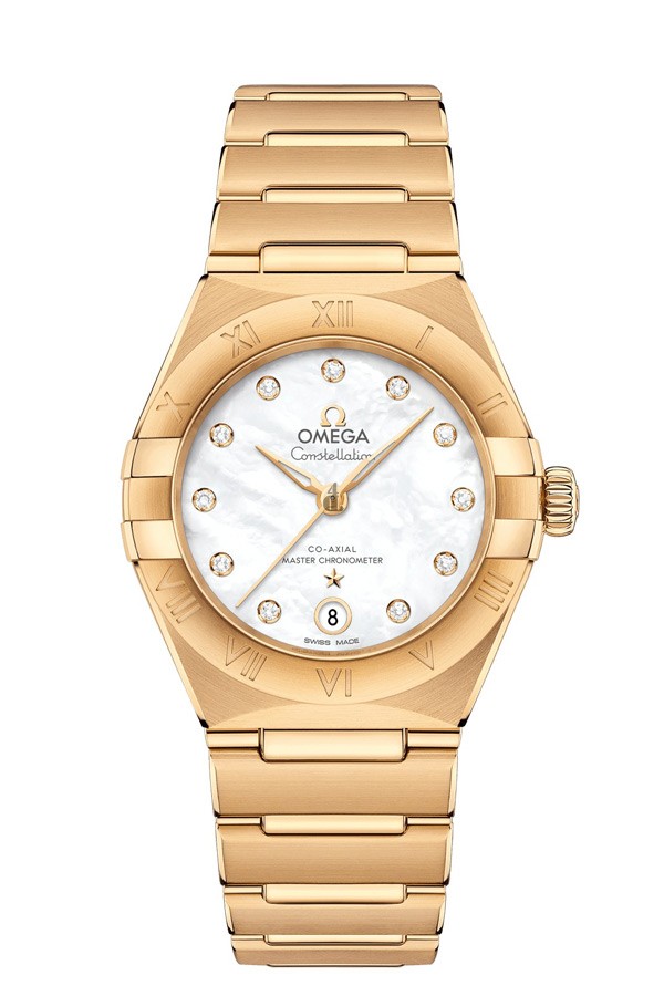 OMEGA Constellation Yellow gold Anti-magnetic Watch 131.50.29.20.55.002 replica
