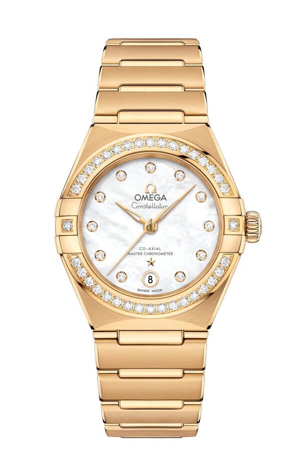 OMEGA Constellation Yellow gold Anti-magnetic Watch 131.55.29.20.55.002 replica
