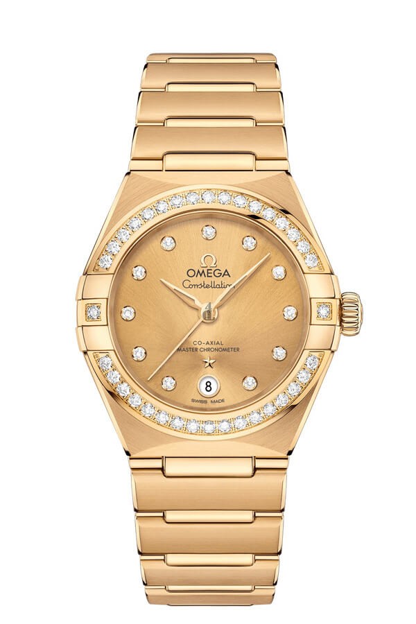 OMEGA Constellation Yellow gold Anti-magnetic Watch 131.55.29.20.58.001 replica