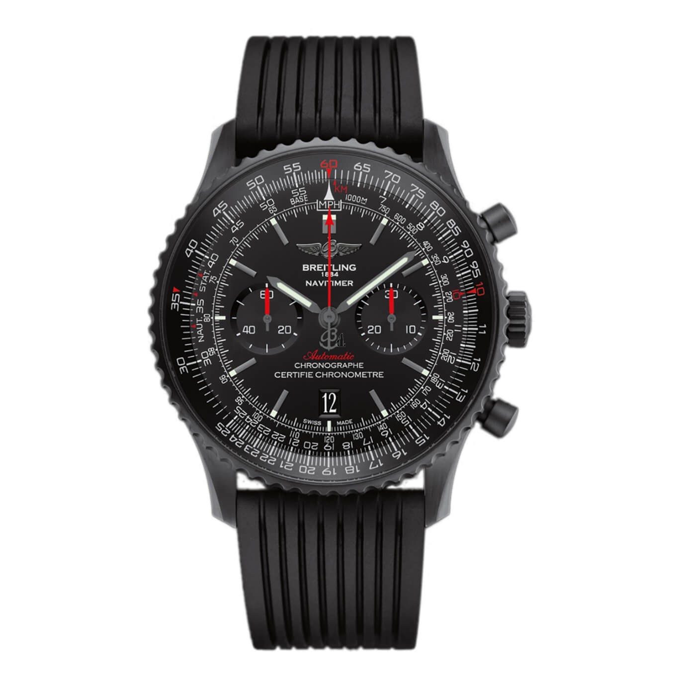 Breitling Navitimer 01 46mm Blacksteel MB012822 Watch fake