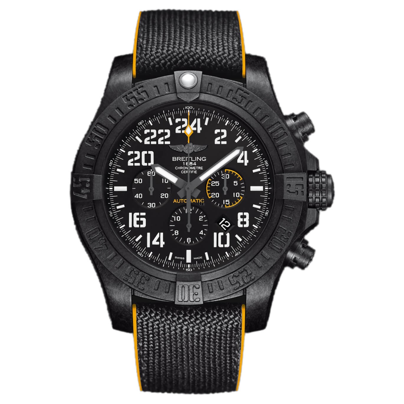 Breitling Avenger Black Dial Mens Watch fake