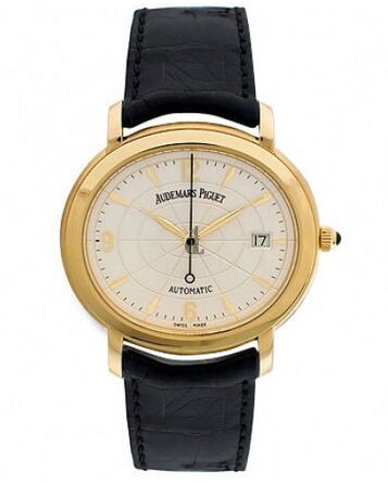 Replica Audemars Piguet Millenary 18kt Yellow Gold Black Men's Watch
