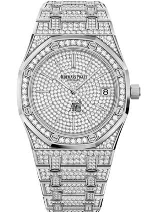 Audemars Piguet Royal Oak Extra-Thin White Gold Diamond 15202BC.ZZ.1241BC.01