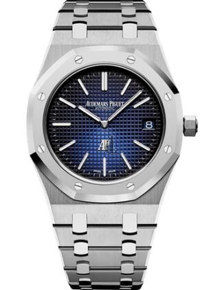 Audemars Piguet Royal Oak Extra-Thin Titanium Platinum Blue 15202IP.OO.1240IP.01