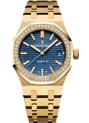 Audemars Piguet Royal Oak 15451 Selfwinding Yellow Gold Blue 15451BA.ZZ.1256BA.01