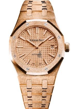 Audemars Piguet Royal Oak 15454 Selfwinding Frosted Pink Gold Pink 15454OR.GG.1259OR.03