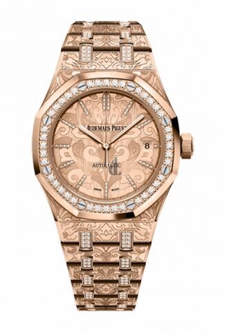 Audemars Piguet Royal Oak Selfwinding Rose Gold & Diamonds 15456OR.ZG.1251OR.01