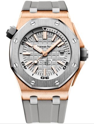 Audemars Piguet Royal Oak Offshore Diver Pink Gold Titanium/Silver 15711OI.OO.A006CA.01