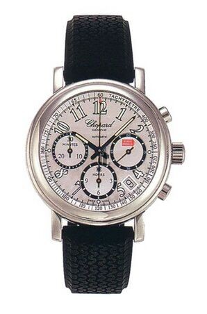 Imitation Chopard Mille Miglia Steel Black Rubber Men's Watch