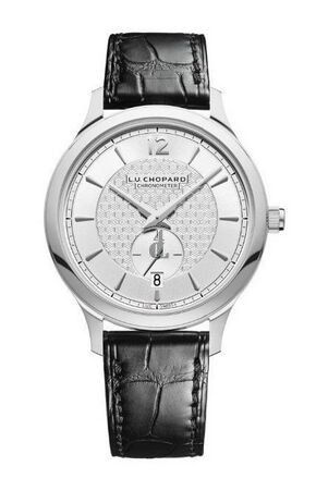 Chopard L.U.C XPS 1860 Officer 18K White Gold Mens 161242-1001