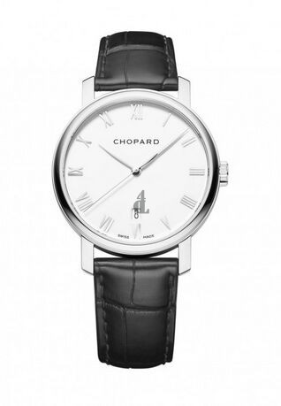 Imitation Chopard Men's Classic 18-Karat White Gold Watch