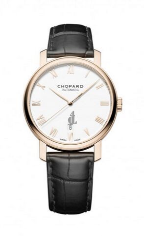Imitation Chopard Men's Classic 18-Karat Rose Gold Watch