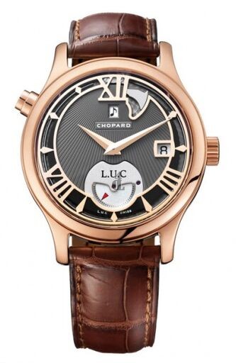 Imitation Chopard 18k Rose Gold LUC Men's Watch