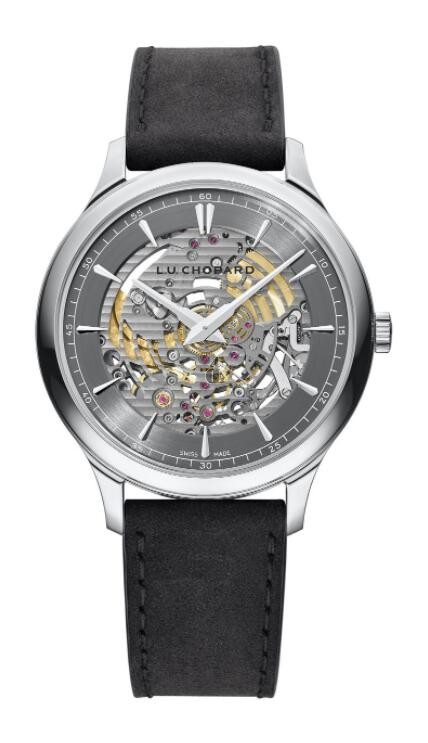 fake Chopard L.U.C XP Skeletec 40 MM Automatic White Gold 161984-1001