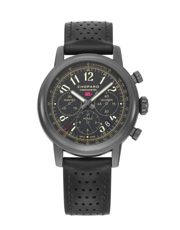 fake Chopard Mille Miglia 2020 Race Edition Black Chronograph Dial Men's 168589-3028
