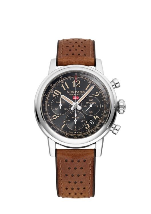 fake Chopard Mille Miglia GT XL Chronograph Automatic Grey Dial Men's 168589 3034
