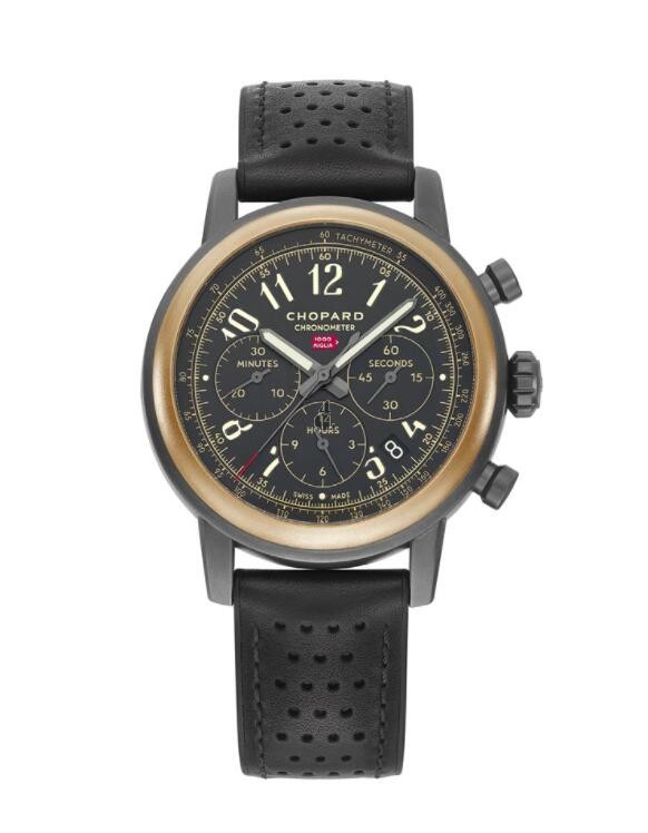 fake Chopard Mille Miglia 2020 Race Edition Black Chronograph Dial Men's 168589-6002