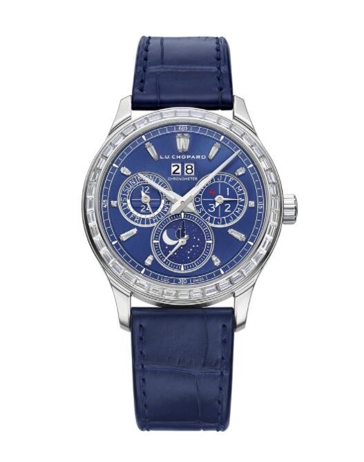 fake Chopard L.U.C Lunar One 43 MM Automatic Platinum Diamonds 171927-9001