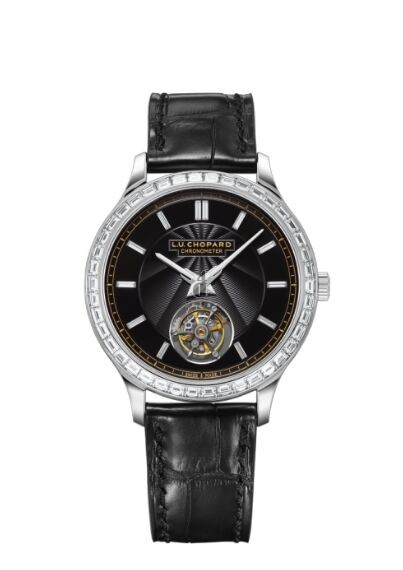 Replica Chopard L.U.C Flying T Twin Baguette Platinum Limited Edition