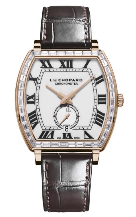 fake Chopard L.U.C Heritage Grand Cru Automatic Rose Gold Diamonds 172296-5001