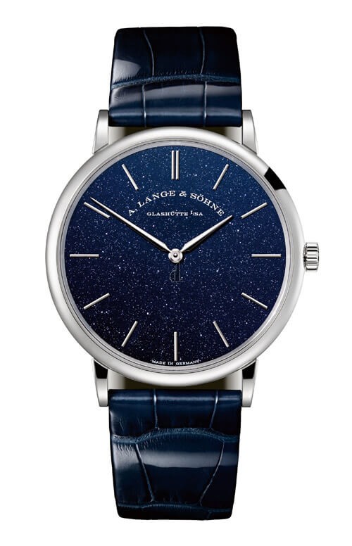 A. Lange & Sohne 205.086 Saxonia Thin White Gold  Aventurine