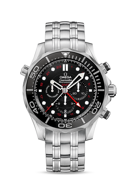 Omega Seamaster Diver 300 M Co-Axial GMT Chronograph 212.30.44.52.01.001