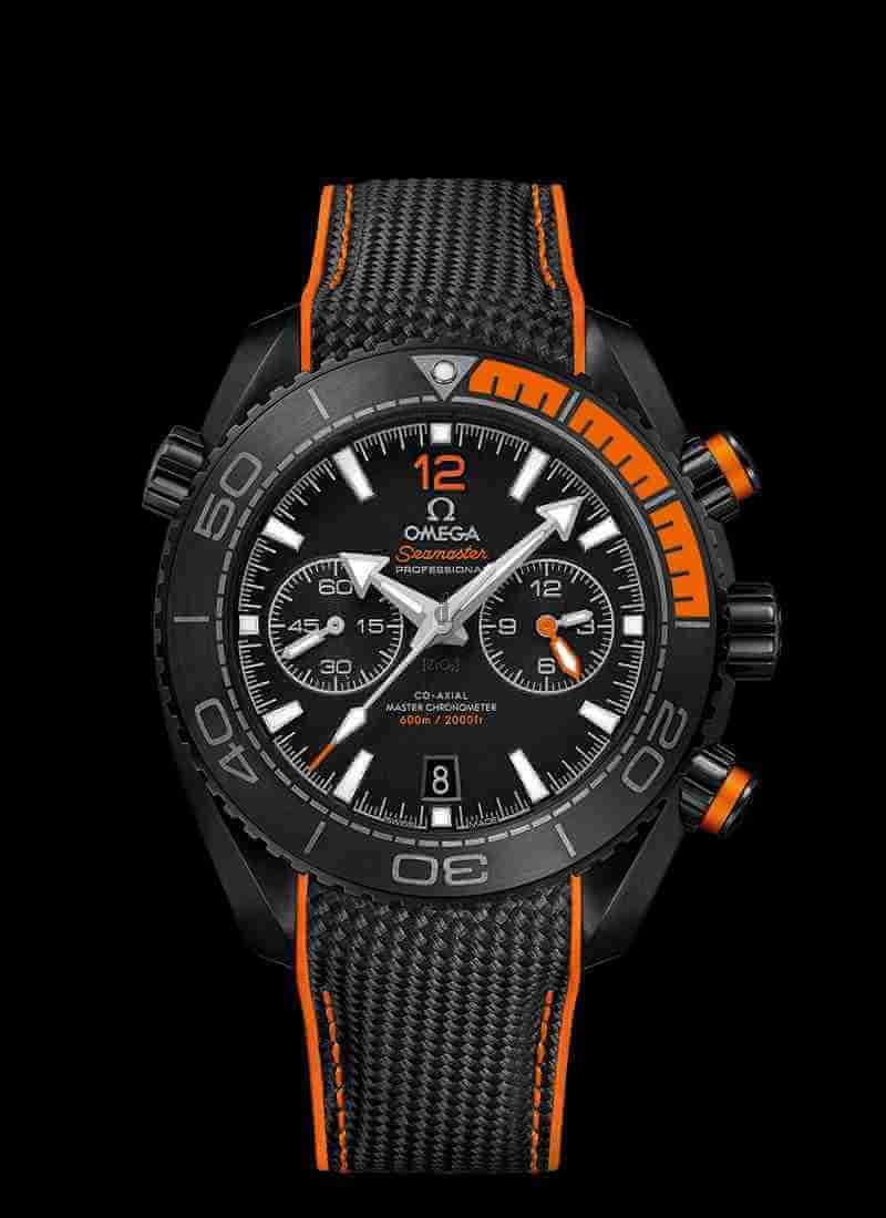 Fake OMEGA Seamaster Planet Ocean 600M Co-Axial Master Chronometer Chronograph 45.5mm 215.92.46.51.01.001