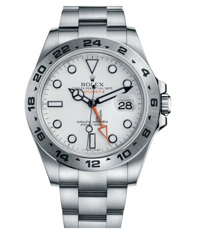 Fake Rolex Explorer II Stainless Steel White dial 216570 W.