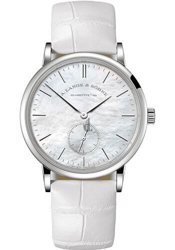 A. Lange & Sohne 219.047 Saxonia 35 White Gold  MOP