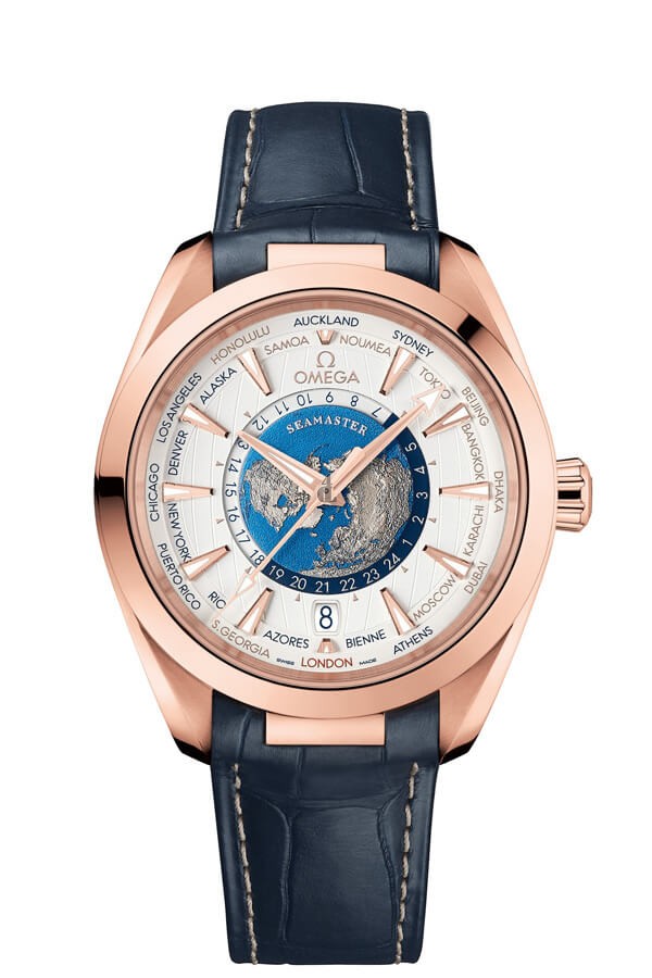 OMEGA Seamaster Worldtimer Watch 220.53.43.22.02.001 replica
