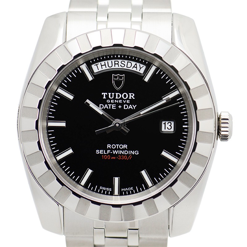 fake Tudor Classic Date-Day White/Steel 41 mm 23010-62110