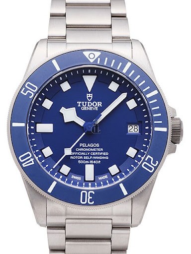 fake Tudor Pelagos Watch Blue Bezel 25600TB
